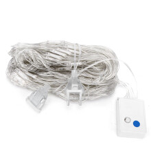 Encantadoras luces LED de malla, decoración de bajo voltaje para interiores y exteriores que adornan espacios con gracia y elegancia, 2x2 m, no