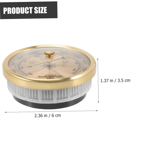 Dial Barometer, Barometer, Thermometer, Hygrometer, Wall Mounted Barometer, Weather Forecast 1