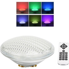 Éclairage subaquatique LED PAR56 pour piscine, étanche IP68, 18 W, 12 V AC/DC.