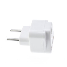 Universal Adapter, United Kingdom, Usa, Caribbean, Type C Plug, White