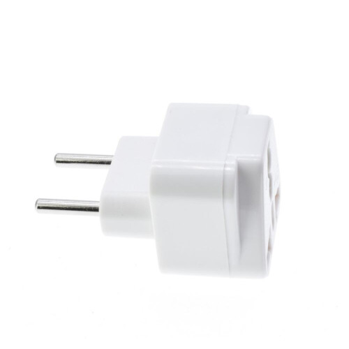 Universal Adapter, United Kingdom, Usa, Caribbean, Type C Plug, White