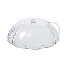 Microwave Splatter Cover Splash Proof Transparent Acrylic Heat Resistant Up To 200C For Oven Microwave And Stove