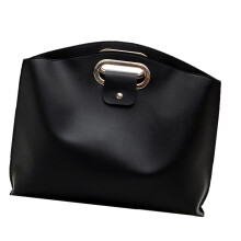 PU Laptop Bag With Ergonomic Handle For 15.6Inch Laptops Spacious Compartments Black For Business Travel