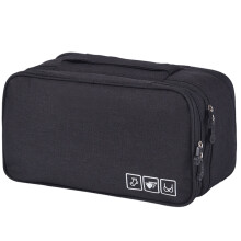 Organizer-Tasche für Unterwäsche, tragbarer Waschbeutel aus Oxford-Gewebe, wasserabweisendes Material für einfache Pflege, großes