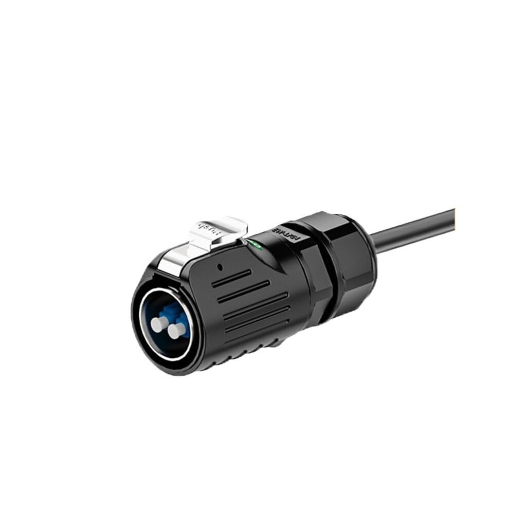Male Plug Industrial Waterproof Optical Fiber Circular Network Cable Aviation Connector 5V Ew 1 Meter 9001264522247