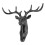 Wall Mounted Deer Head Hooks, Non-Destructive Installation Stylish Three-Dimensional Design for Home Decor, Decorative Wall Hooks with Multi-functiona 7