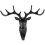Wall Mounted Deer Head Hooks, Non-Destructive Installation Stylish Three-Dimensional Design for Home Decor, Decorative Wall Hooks with Multi-functiona 2