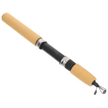 Portable Winter Fishing Rod Short Ice Fishing Pole FRP Material Compact Length For Outdoor Anglers