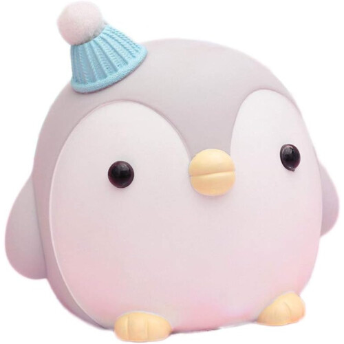 Μπλε ακουστικά Penguin Plush, πολυλειτουργικό βελούδινο παιχνίδι Penguin για διακόσμηση