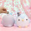Μπλε ακουστικά Penguin Plush, πολυλειτουργικό βελούδινο παιχνίδι Penguin για διακόσμηση 4