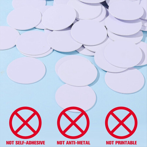 80Pcs NFC TagsNtag 215 Sticker Chip Round Tag Rewr 2