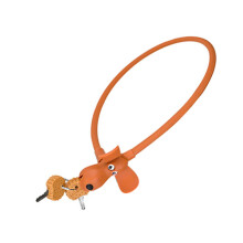 1 Bike Lock Multifunctional Portable Cable Lock Made of Durable Material for Mountain Bikes and Scooters Easy to Use and TheftProof Brown