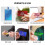 220 Pcs Laser Engraving Blanks, Colorful Aluminum 6