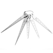 Ruler Welding, Inspection Stainless Steel Welding Cone, Teaching Wedge Probe, Metric Imperial Measuring Tool