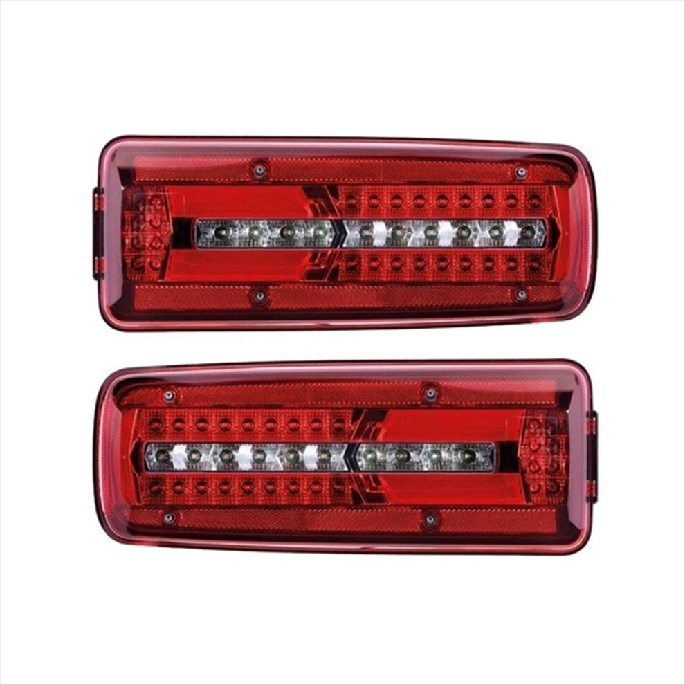 1 Pair Led Truck Left Rear Bumper Tail Brake Signal For Man Tgx Light 4851500905663