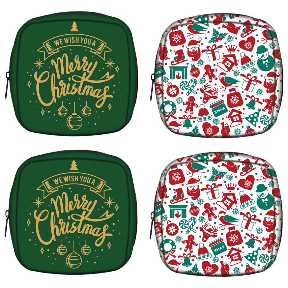 Reusable Lightweight Cosmetic Pouch, Portable Makeup Bags with Zipper Coin Pouch for Easy Carrying, Mini Wallet for Privacy Protection