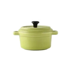 Ceramic Breakfast Bowl Ramekins With Lids Oven Safe 220ml Green For Creme Brulee Souffle Mini Casserole Onion Soup