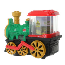 Electric Spray Train for Interactive Cartoon Train Model with Music and Lights Creative Learning Toy for Boys and Encourages Imagination