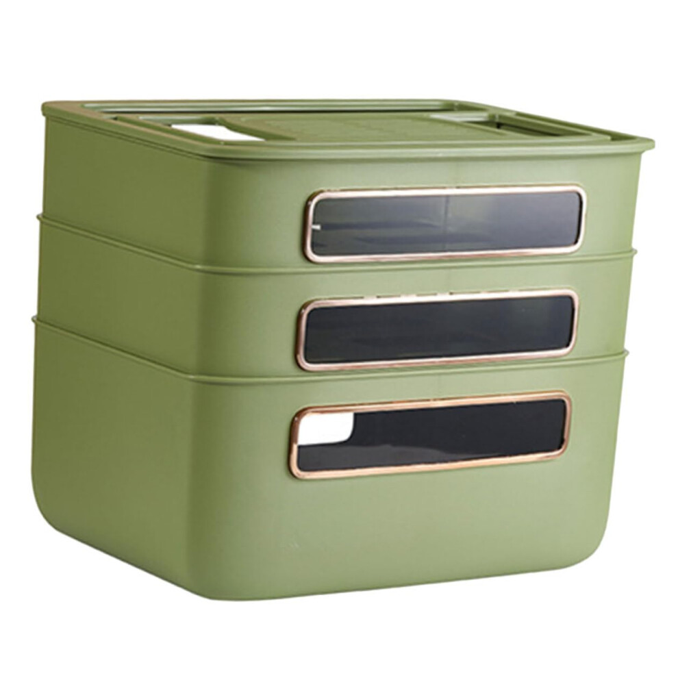 Green Wall Rack Router Storage Box With Cable Management Desktop Organizer For Wifi Routers And Home Electronics 9323874575063