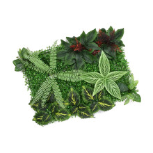 Decor de perete cu plante artificiale, ecrane decorative rezistente la UV, panouri cu verdeață artificială, panouri de intimitate pentru interior