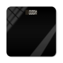 Balanza digital para baño, gran pantalla LCD retroiluminada, pantalla LED autoiluminada, mediciones de alta precisión con 4 sensores, plataforma de