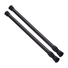 Tringle à rideaux à ressort pour espaces ajustables, réglage facile et utilisation polyvalente, installation sans perçage pour tringle à rideaux