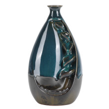 Arzător de tămâie elegant cu refluxul, ajutor pentru meditație și relaxare, suport de tămâie ceramică, cascadă, decor de aromaterapie pentru