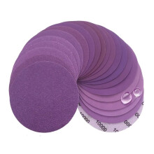 Wet Sanding Discs 5 Inch Round 125mm, 20 Pack, Grit 5000, Hook and Loop Flocking Sanding Discs for Metal Wood Cars