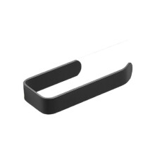 Unterbau-Papierhandtuchhalter, vertikal oder horizontal montierbar, moderner Handtuchhalter für Badezimmer, Wohnmobil, Küche, Garage (Schwarz)