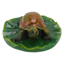 Estatuas de tortugas artificiales flotantes para exteriores. Decoración duradera de resina resistente a la intemperie para jardín, patio, terraza y