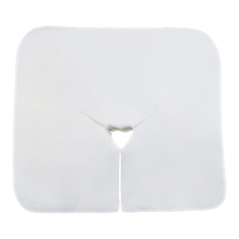 100piece Disposable Face Cradle Cover Headrest Covers Soft Cradle Sheets Face Rest for Beauty Salon Hotels Face Pillow, NonWoven