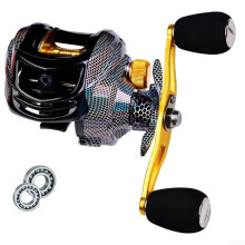 Baitcast Reel 18+1BB Bearing System Lightweight Construction CLeft Hand Outdoor Fishing
