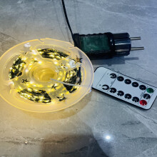 Magiche luci natalizie, 500 LED per interni ed esterni, impermeabili, con garanzia di impermeabilità, 8 modalità di illuminazione uniche e