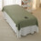 Massage table cover, soft, breathable with hole (White, 230x118cm) 2