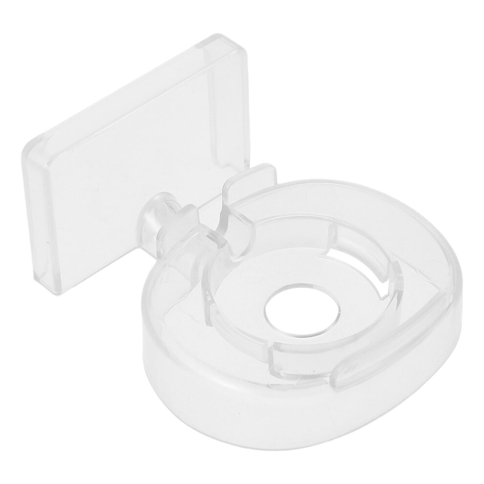 Wallmount Charging Storage Rack Transparent Abs Dualfunction Holder Nodrill Design Spacesaving Organizer Smartwatch 9323874576497
