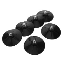 Boxing Bag Suction Cup Base 6Piece Replacement, Compact Suction Pad, AntiSlip Stand Base for Home and Gym Use