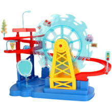 Cartoon Riesenrad Modell Elektrische Spur Rutsche