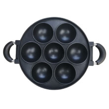 7 Holes Cast Pans Aluminum Metal NonStick Cooking Plates Breakfast Coating Pans for Christmas Cake Kitchen Cookwares Omelette Pan Nonstick