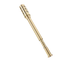 Warmer Moxibustion Stick Made of Brass, Moxibustion Device, Moxa Stick, Smoke Moxibustion Sticks, Hand Acupuncture Roller, Copper Golden