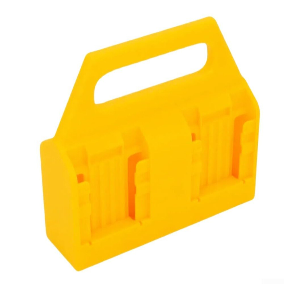 Battery Holder Storage Mount Compatible With 14V 18V Batteries Workbench Storage Organizer Turquoise/Yellow 9001264528492