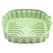 Temperatures Resistant Silicone Baking Tray for Air Fryers Nonstick Oven Mat Microwave Chicken Pans Accessories Ref: 7254