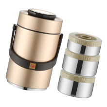 Nonrust Steel Lunch Container DoubleWalled Insulated 2300ml Office And Outdoors Stainless Steel Soup Container