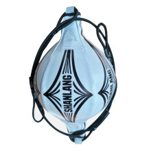 Sistema di palla da boxe Reflex, Speed Bag con facile fissaggio e costruzione con cuciture rinforzate, palla da pugilato a doppia estremità in pelle