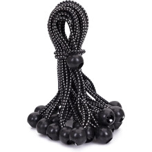 Cordes élastiques à boule ultra-résistantes, corde élastique polyvalente pour fixer une bâche, conception ajustable pratique pour les voyages