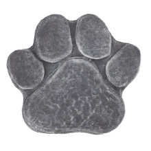 Pietra commemorativa per animali domestici, design resistente alle intemperie adatto all'uso esterno, stampo artigianale con impronta di zampa con