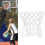 2 Stück langlebige Basketballnetze aus Nylon, 12
