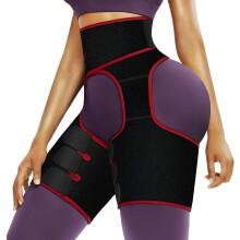 Thigh Brace Support, Adjustable Neoprene Hamstring Quad Wrap Non-Slip Upper Leg Brace for Targeted Compression and Effective Support, Breathable Thigh