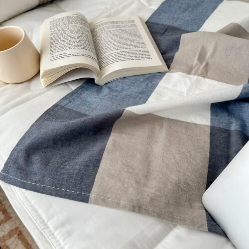 Cotton Flat Sheets SweatAbsorbing Breathable Cover For Single Or Double Beds 2