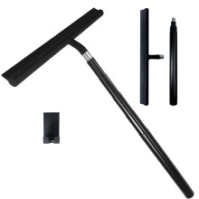 Adjustable Silicones Squeegee For  Window Car Window Glass Telescoping Shower Wiper With Ergonomic Grip