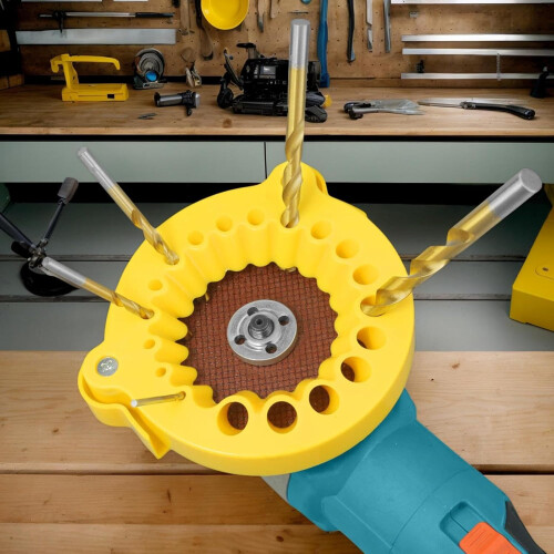 Drill Bit Sharpening Jig  Bit Sharpening Tool  Multifunctional Drill Sharpener Accessories Attachment for Grinding Men Adults 1